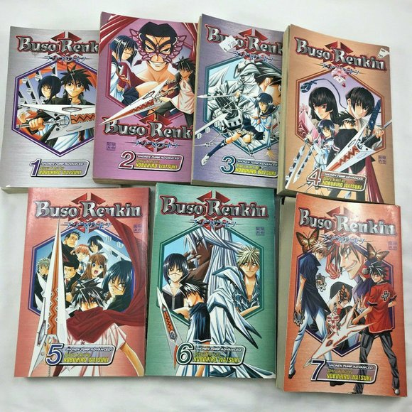 Buso Renkin Viz Shonen Jump Anime Manga Lot Vol 1-7 Nobuhiro Watsuki 2006 - Picture 2 of 7